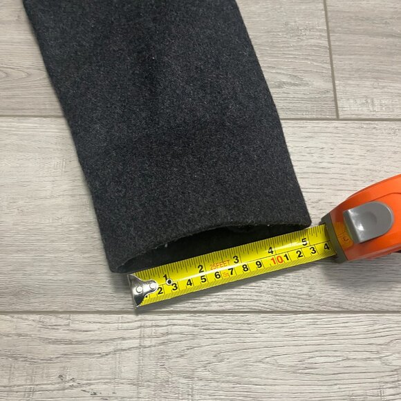 Gap Men’s Dark Grey Button Up POLYESTER BLEND Pea Coat - Size S SIZE SMALL - Picture 5 of 8